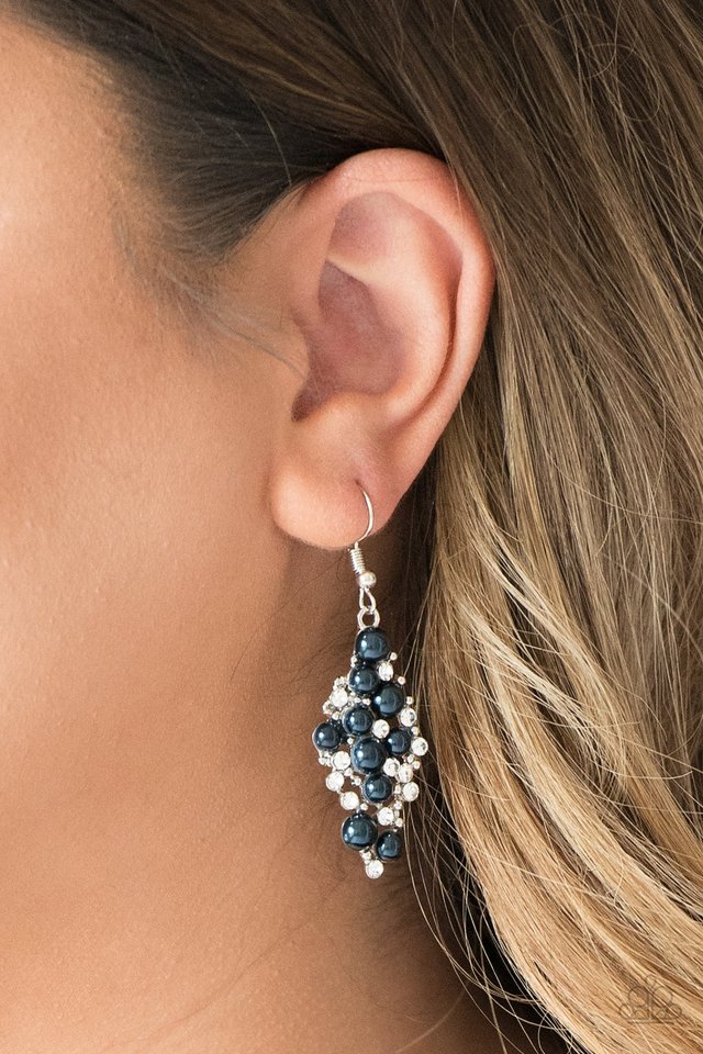 Famous Fashion - Blue - Paparazzi Earring Image