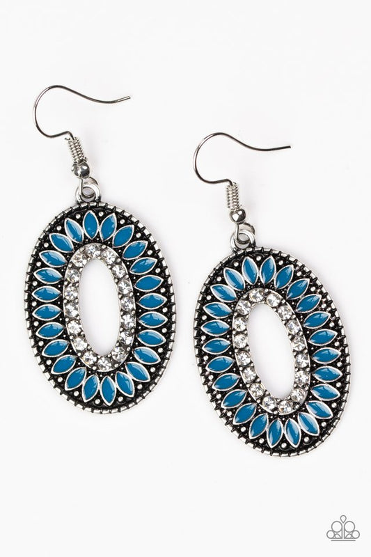 Fishing For Fabulous - Blue - Paparazzi Earring Image