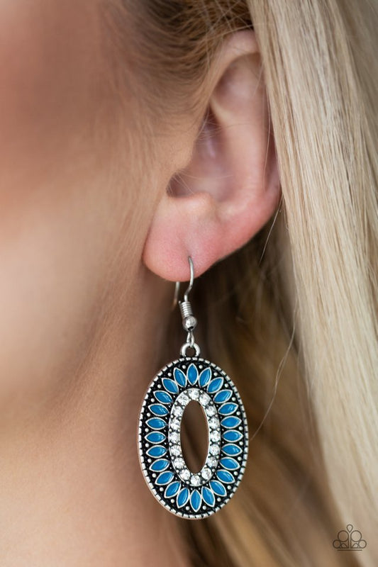 Fishing For Fabulous - Blue - Paparazzi Earring Image