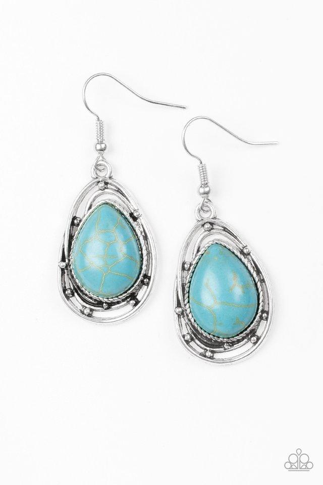 Paparazzi Earring ~ Abstract Anthropology - Blue