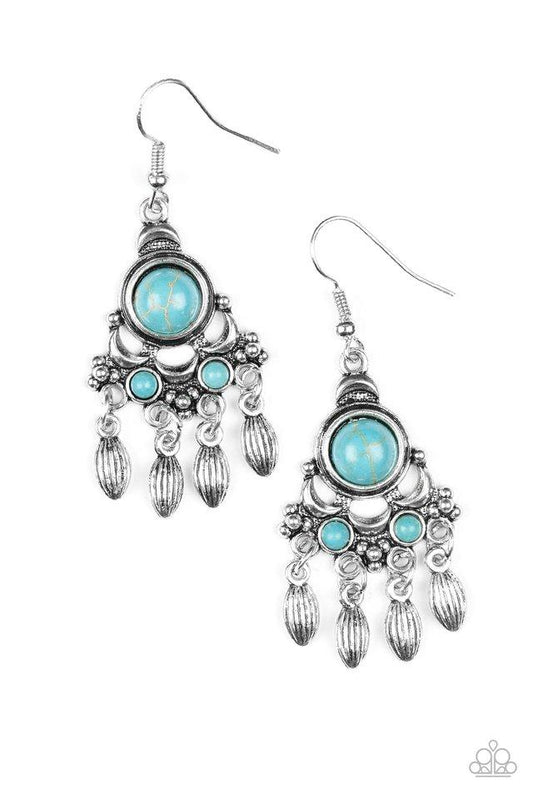 Paparazzi Earring ~ No Place Like HOMESTEAD - Blue