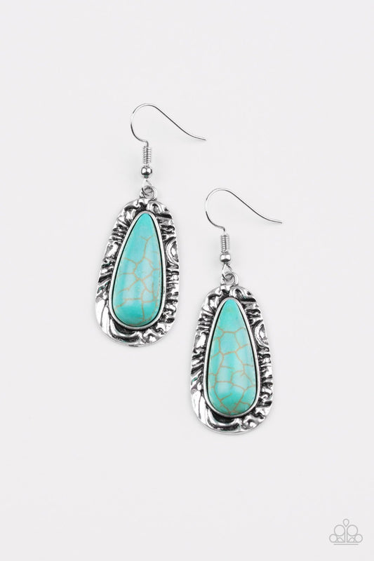 Paparazzi Earring ~ Cruzin Colorado - Blue