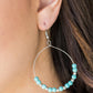 Stone Spa - Blue - Paparazzi Earring Image