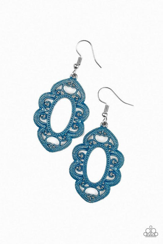 Paparazzi Earring ~ Mantras and Mandalas - Blue