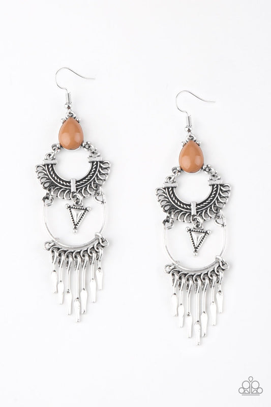 Pendiente Paparazzi ~ Progresivamente pionero - Marrón