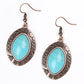 Aztec Horizons - Copper - Paparazzi Earring Image