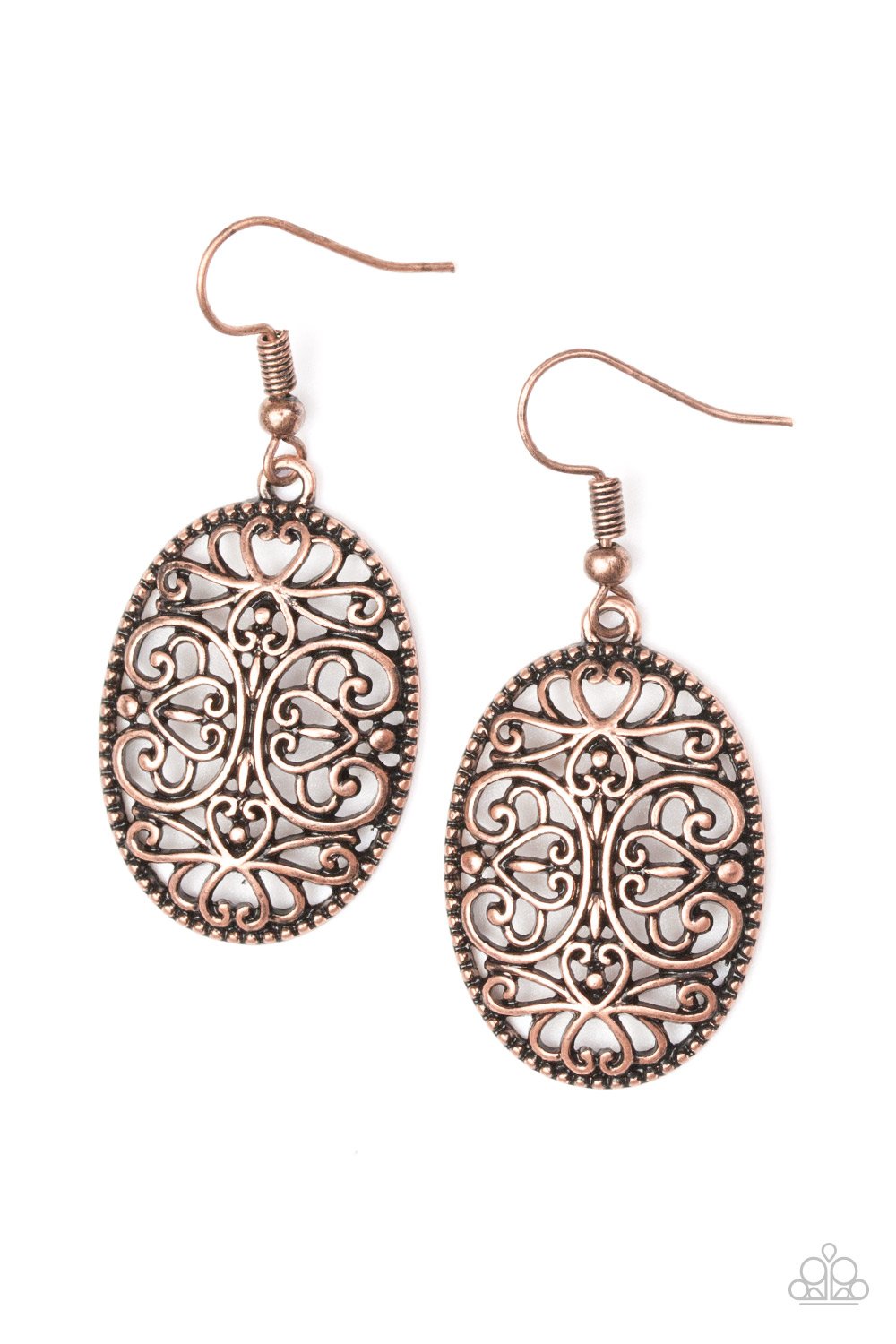 Paparazzi Earring ~ Wistfully Whimsical - Copper