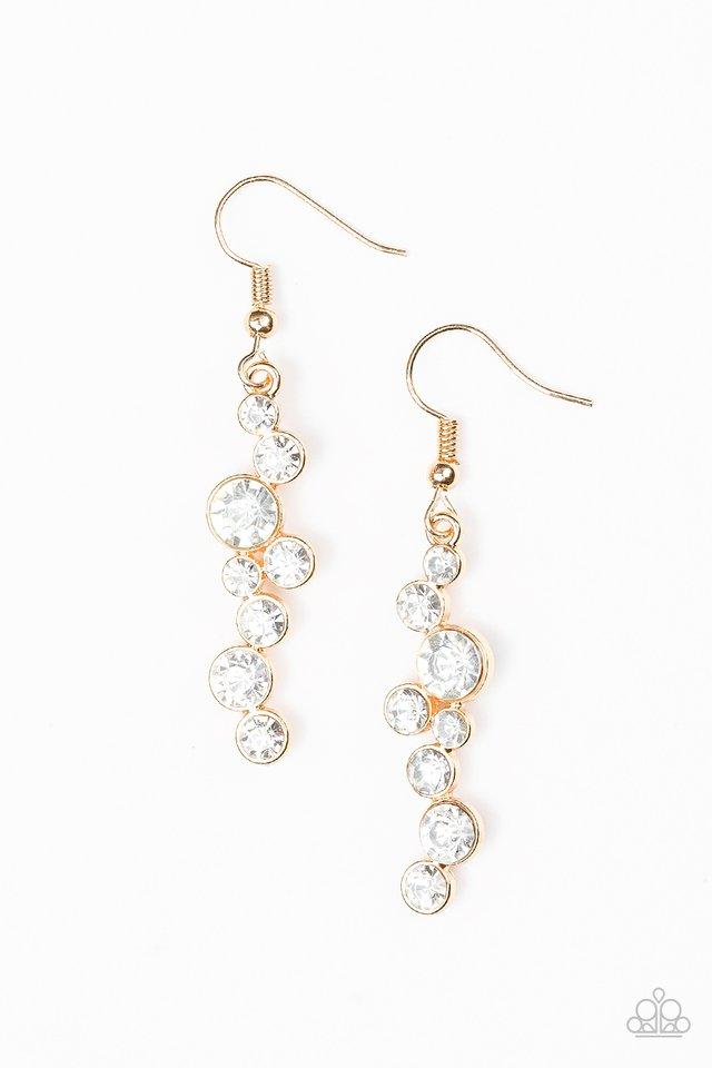 Paparazzi Earring ~ Milky Way Magnificence - Gold