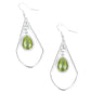 Ethereal Elegance - Green - Paparazzi Earring Image