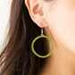 Stoppin Traffic - Green - Paparazzi Earring Image