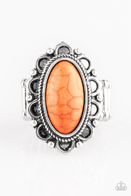 Paparazzi Ring ~ Desert Grotto - Orange