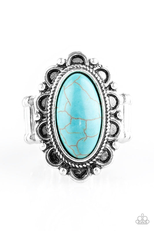 Paparazzi Ring ~ Desert Grotto - Blue