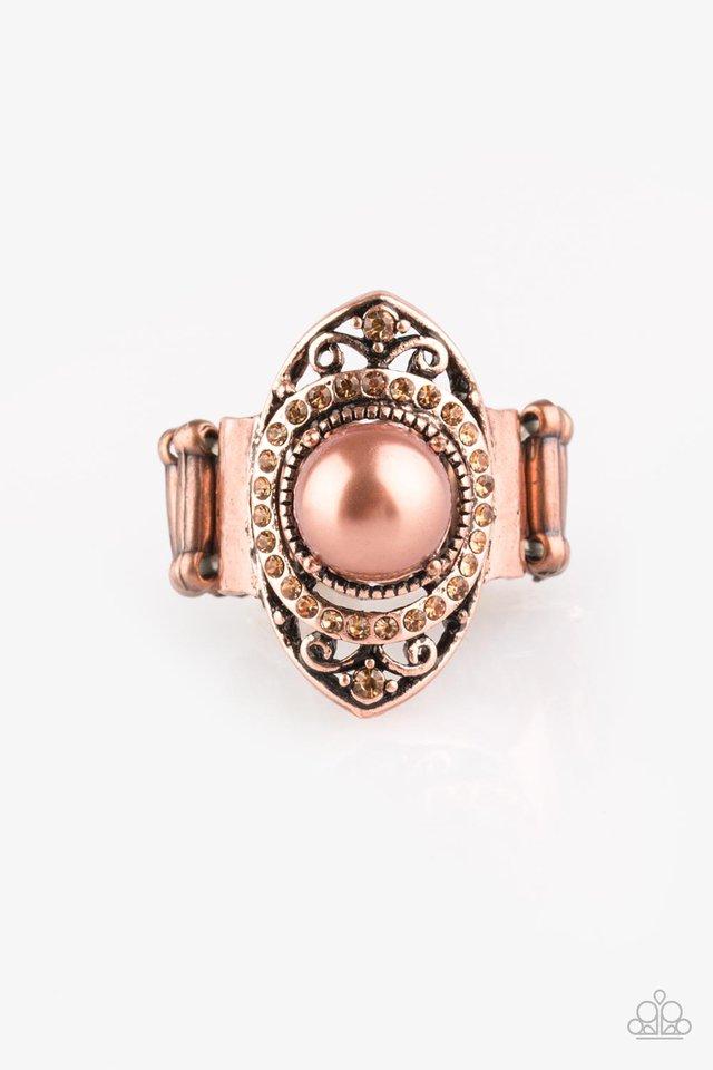 Paparazzi Ring ~ Pearl Posh - Copper