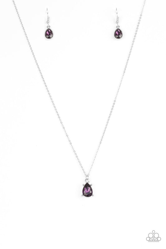 Paparazzi Necklace ~ Classy Classicist - Purple