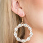 Paparazzi Earrings - Ring Around The Rhinestones - Gold