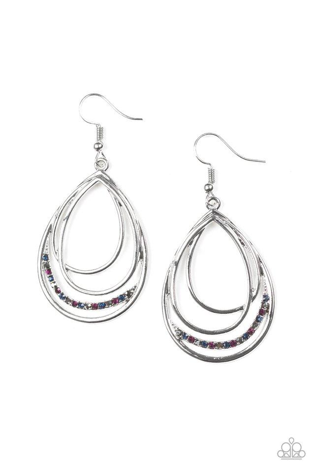 Paparazzi Earring ~ Start Each Day With Sparkle - Multi