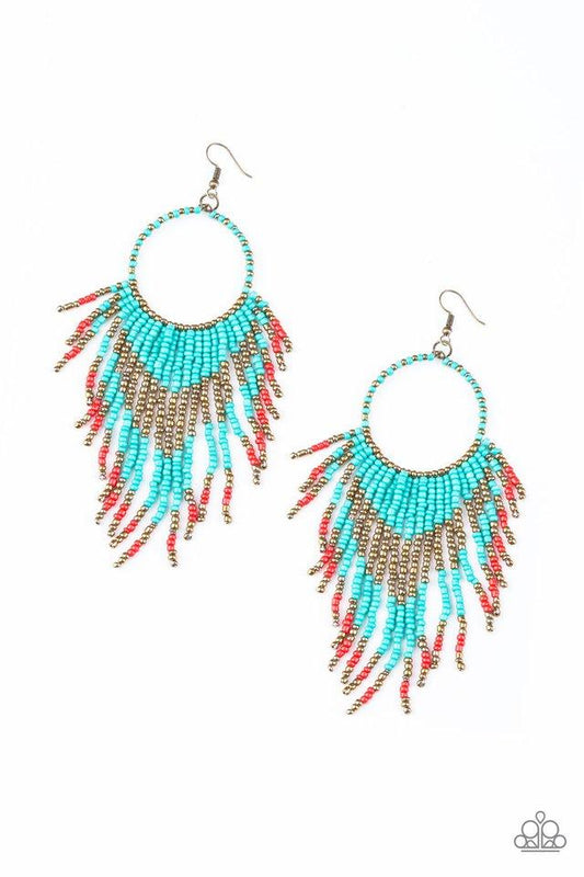 Paparazzi Earring ~ Live Off The BADLANDS - Multi