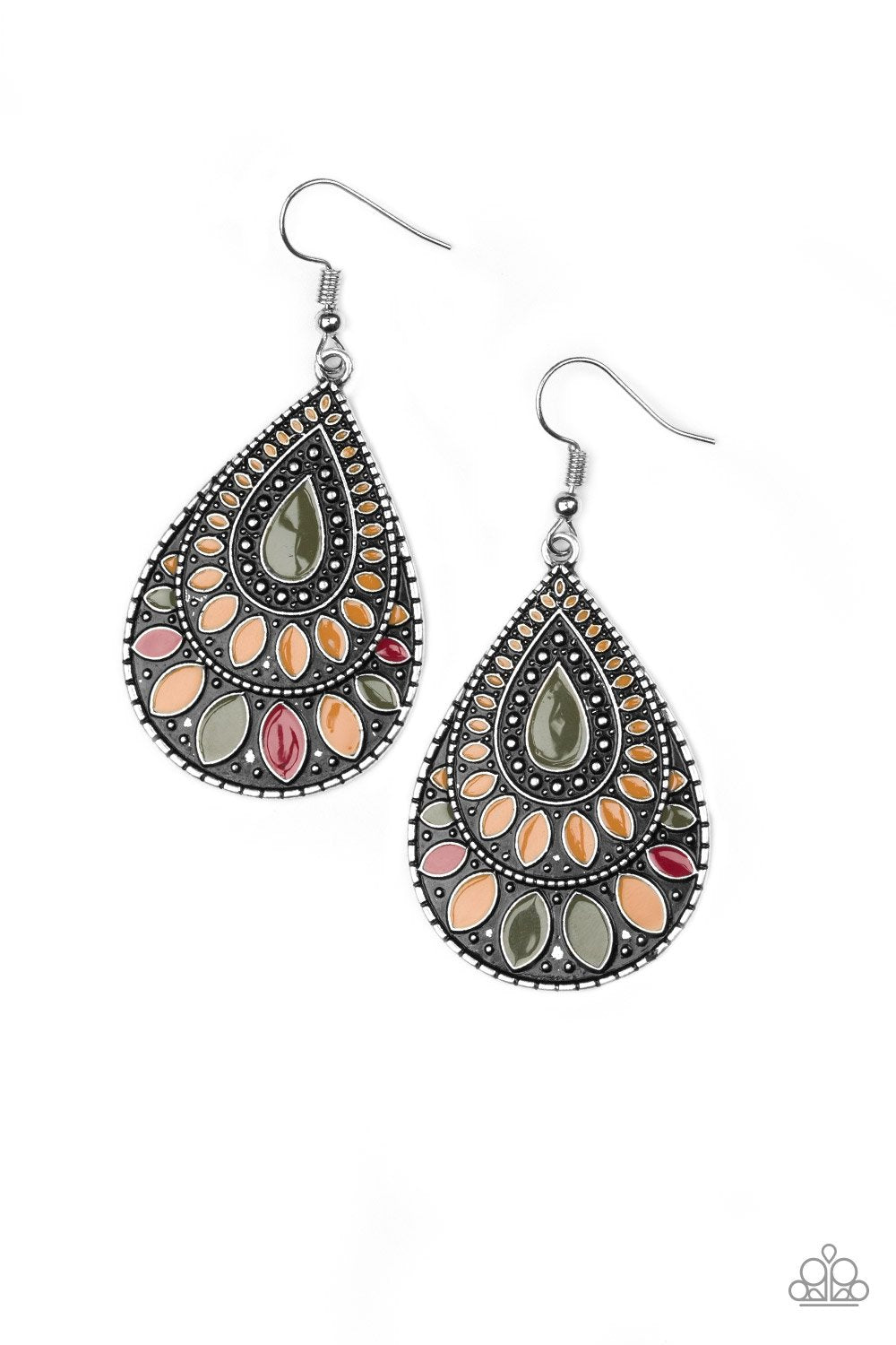 Paparazzi Earring ~ Westside Wildside - Multi