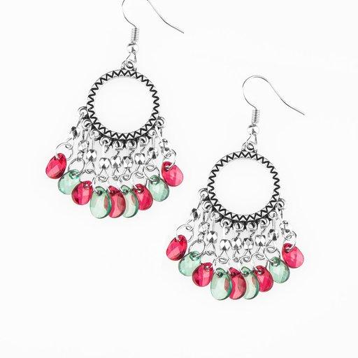 Paparazzi Earring ~ Paradise Palace - Multi