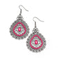 Carnival Courtesan - Pink - Paparazzi Earring Image