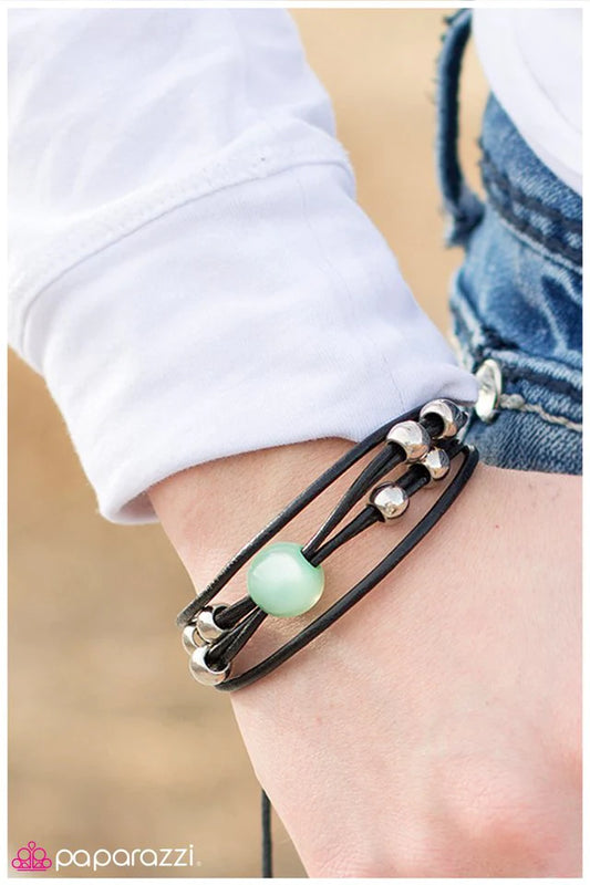 Paparazzi Bracelet ~ Letting Things Slide - Green