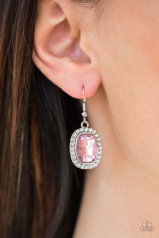 The Modern Monroe - Pink - Paparazzi Earring Image