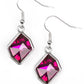 Glow It Up - Pink - Paparazzi Earring Image