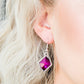 Glow It Up - Pink - Paparazzi Earring Image