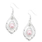 Breaking Glass Ceilings - Pink - Paparazzi Earring Image