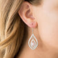 Breaking Glass Ceilings - Pink - Paparazzi Earring Image