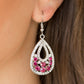 Sparkling Stardom - Pink - Paparazzi Earrings Image
