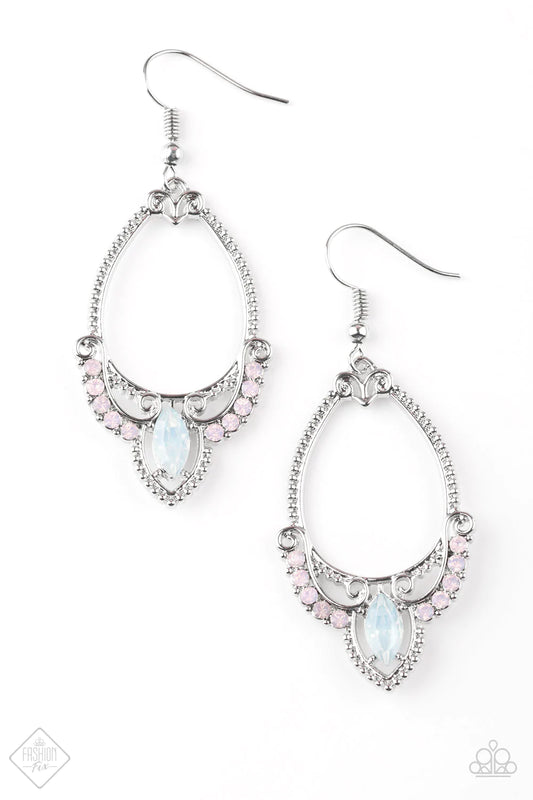 Paparazzi Earring ~ Must Love Luster  - Pink