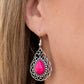 Flirty Finesse - Pink - Paparazzi Earring Image