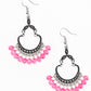 Babe Alert - Pink - Paparazzi Earring Image