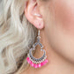 Babe Alert - Pink - Paparazzi Earring Image