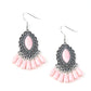 Private Villa - Pink - Paparazzi Earring Image