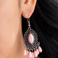 Private Villa - Pink - Paparazzi Earring Image