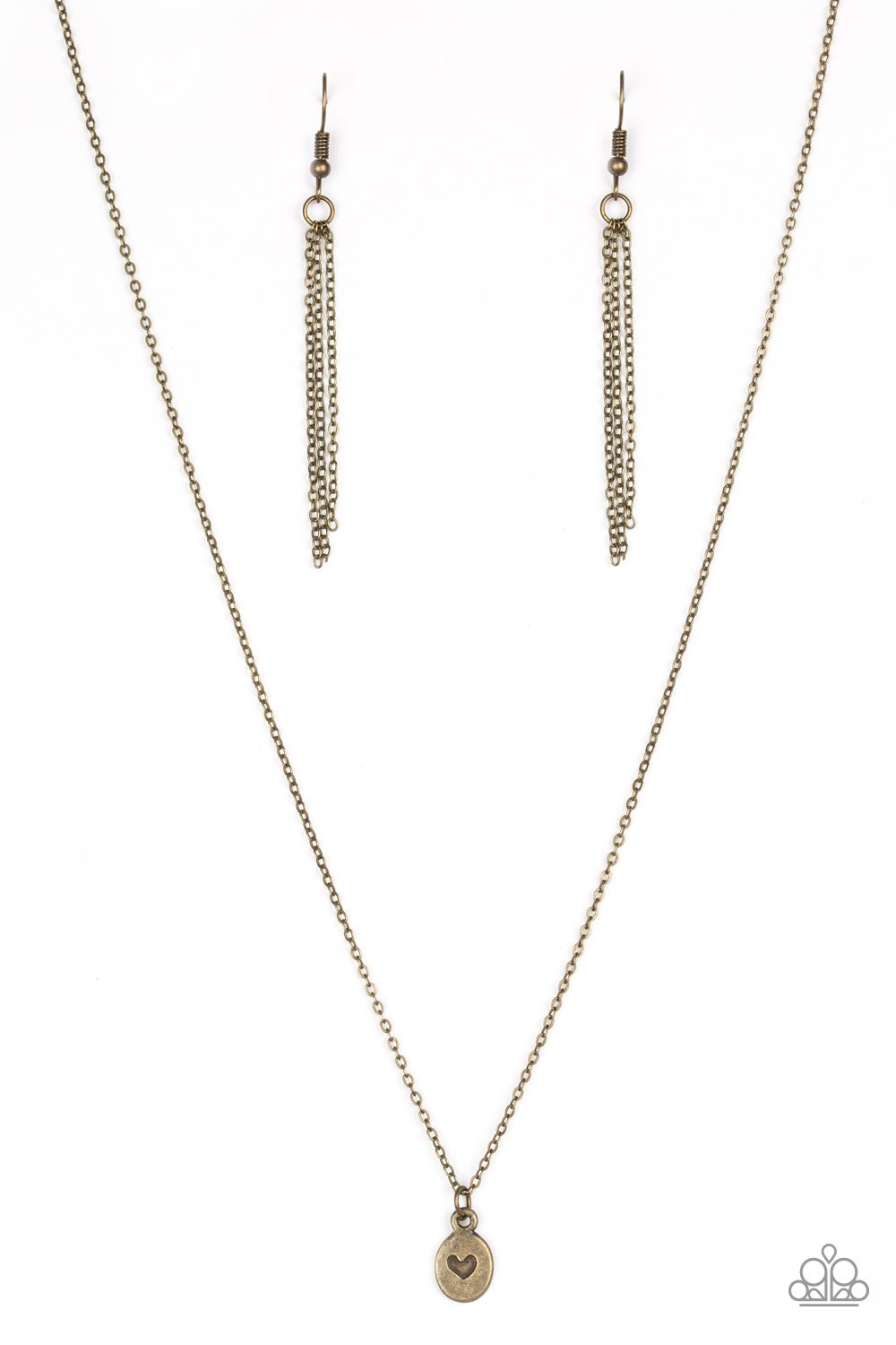 Paparazzi Necklace ~ Live For Love - Brass