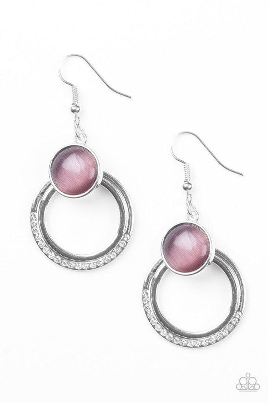 Paparazzi Earring ~ Dreamily Dreamland - Purple