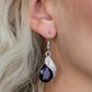 Paparazzi Earring ~ Easy Elegance - Purple