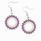 Wreathed In Radiance - Purple - Paparazzi Earring Image