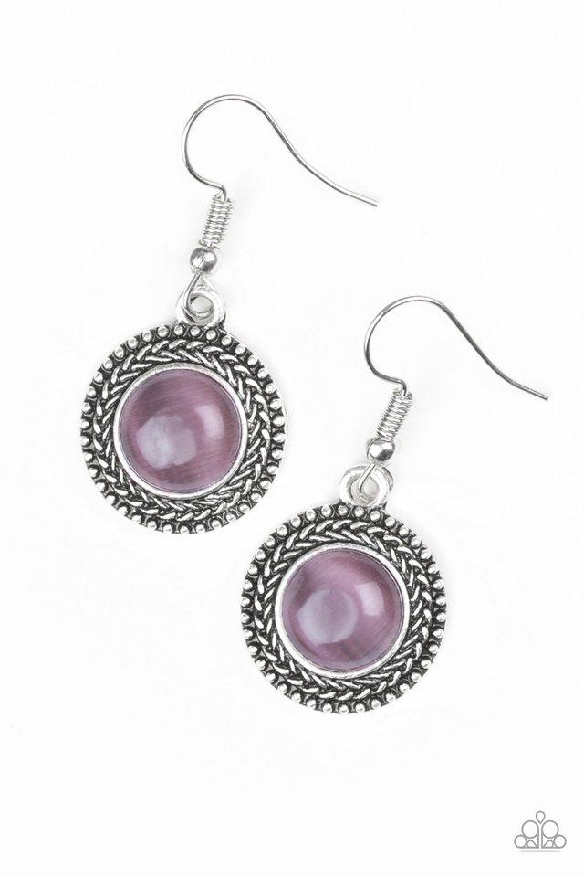 Paparazzi Earring ~ Time To GLOW Up! - Purple