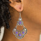 Garden State Glow - Purple - Paparazzi Earrings Image