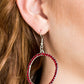 Paparazzi Earring ~ Stoppin Traffic - Red