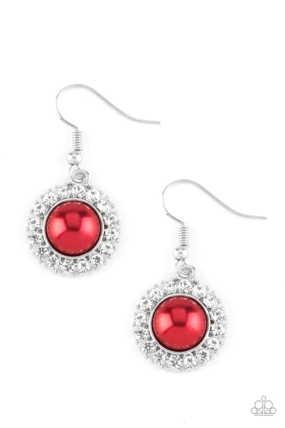 Paparazzi Earring ~ Fashion Show Celebrity - Red