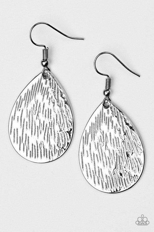 Paparazzi Earring ~ Terra Incognita - Silver