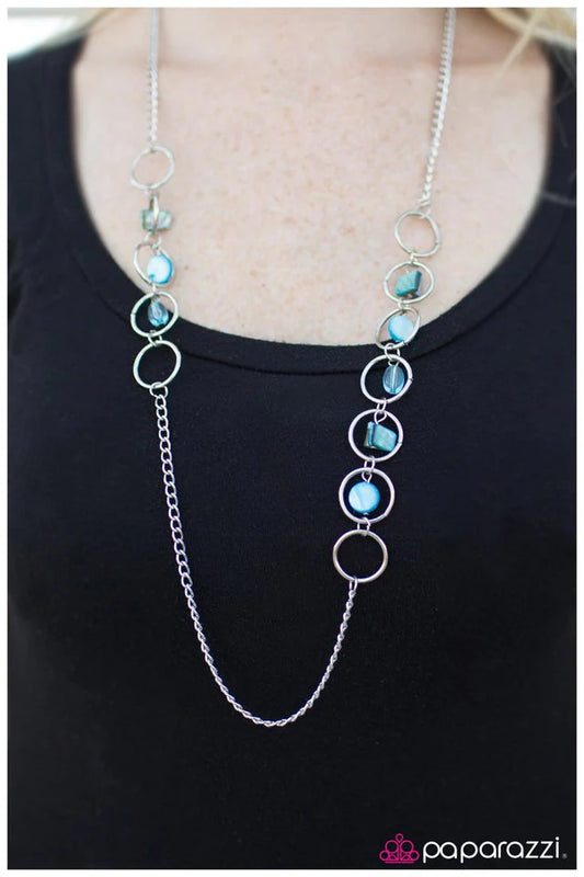 Paparazzi Necklace ~ Dont Shell Yourself Short - Blue