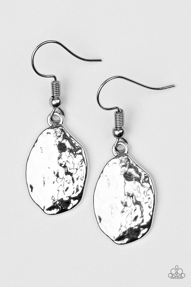 Terra Treasure - Silver - Paparazzi Earring Image