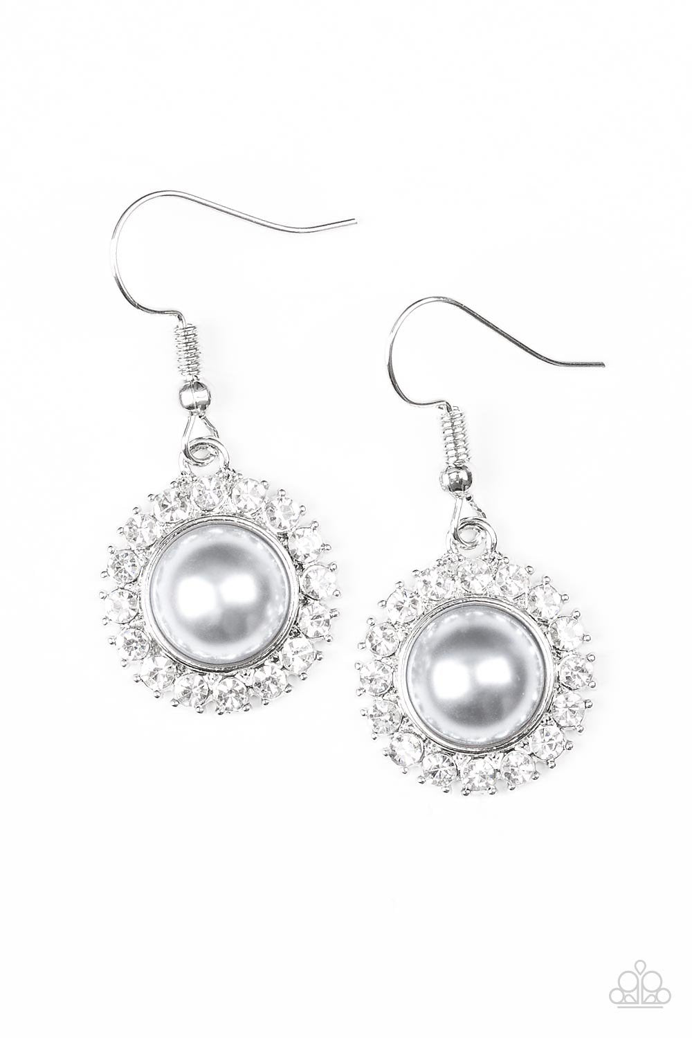 Paparazzi Earring ~ Fashion Show Celebrity - Silver