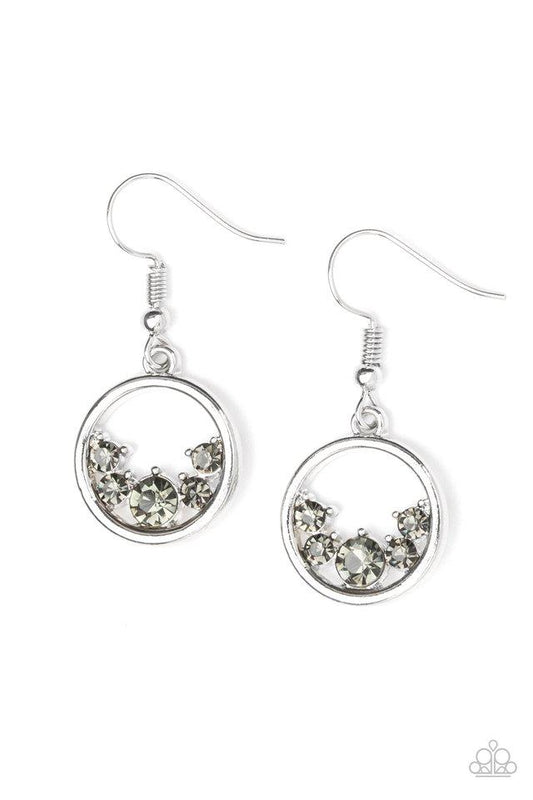 Paparazzi Earring ~ Effortlessly Effervescent - Silver